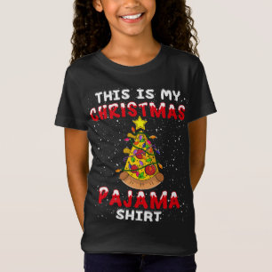 Das ist meine Weihnachts Pajama Funny Pizza Xmas W T-Shirt