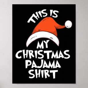 Das ist meine Weihnachts-Pajama-Shirt-Familie Poster