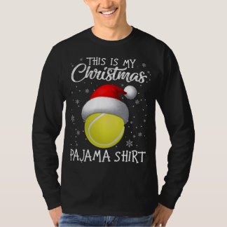 Das ist meine Weihnachts-Pajama-Tennis-Ugly-Liebe T-Shirt