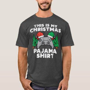 Das ist meine Weihnachts-Pajama-Videospiele Jungs T-Shirt