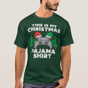 Das ist meine Weihnachts-Pajama-Videospiele Jungs T-Shirt