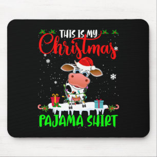 Das ist meine Weihnachts-Pajama-Weihnachtsleuchte Mousepad