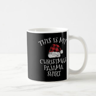 Das ist meine Weihnachts-Pyjama-Weihnachts-Kariert Kaffeetasse