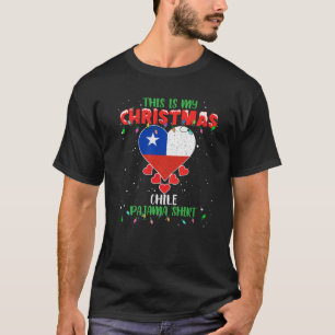 Das ist meine Weihnachtsbeleuchtung Liebe Chile Fl T-Shirt