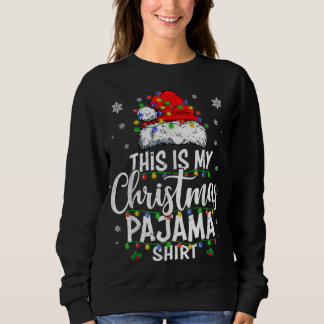 Das ist meine Weihnachtsweihe Pajama Lights Men Wo Sweatshirt
