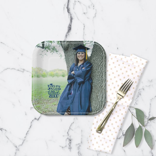 Das ist My Girl Class 20XX Foto Abschluss Pappteller (Von Creator hochgeladen)