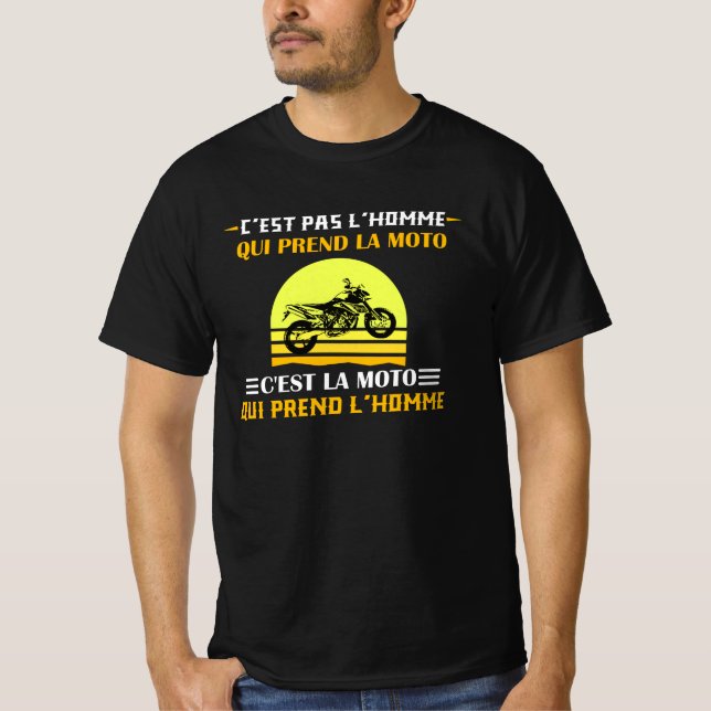 Das ist nicht der Motorradjunge, der eine Nachrich T-Shirt (Vorderseite)