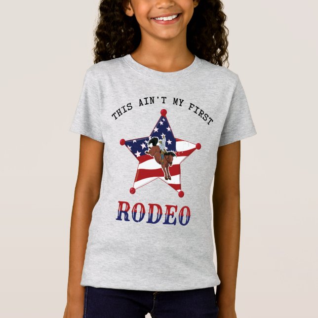 Das ist nicht mein erster RODEO / Black Letter T - T-Shirt (Vorderseite)