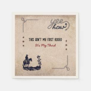 Das ist nicht mein erster Rodeo Napkins Serviette