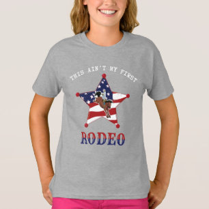 Das ist nicht mein erster RODEO/White Letter-T - S T-Shirt