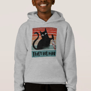 Das ist nicht meine, Unschuldige Katze mit Messer Hoodie