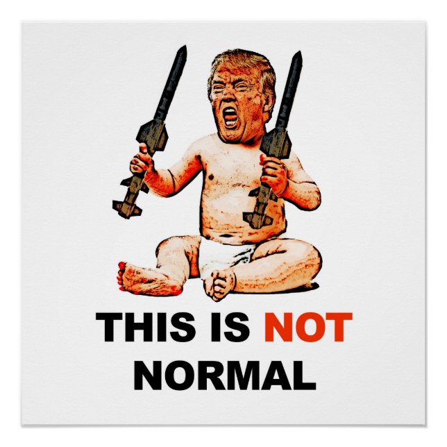 Das ist NICHT normal! Protestsignatur Poster (Vorderseite)