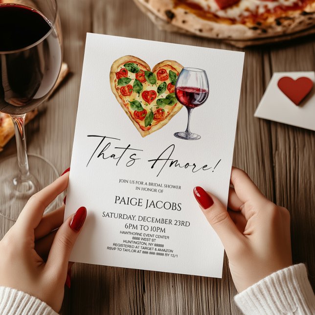 Das ist noch nicht alles! Italienisches Pizza Brau Einladung (Von Creator hochgeladen)