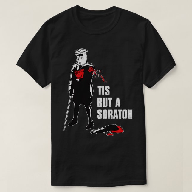 Das ist nur ein Kratzer des heiligen grauen Button T-Shirt (Design vorne)