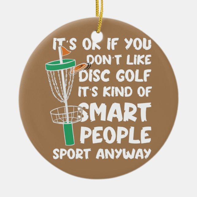 Das ist ok, wenn Sie Golf spielen wollen. Keramik Ornament (Vorne)