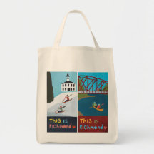 Das ist Richmond Grocery Tasche (Design #1)