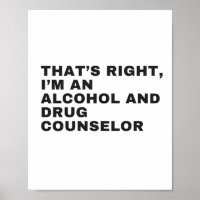 DAS IST RICHTIG, ICH BIN ALKOHOL- UND DROGENBERATE