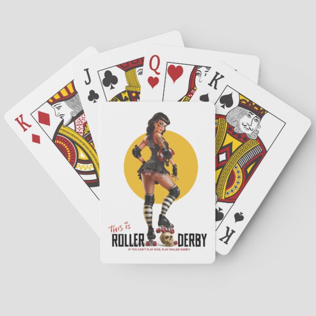 Das ist Roller Derby - Kartendeck (Rückseite)