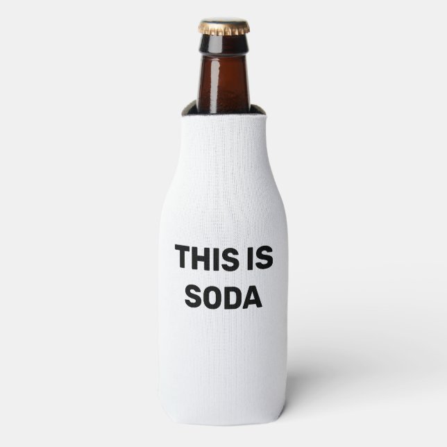 DAS IST SODA FLASCHENKÜHLER (Flaschenvorderseite)