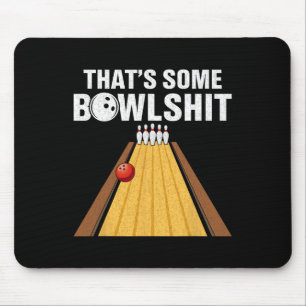 Das ist Some Bowl Retro lustiger Bowler Mousepad