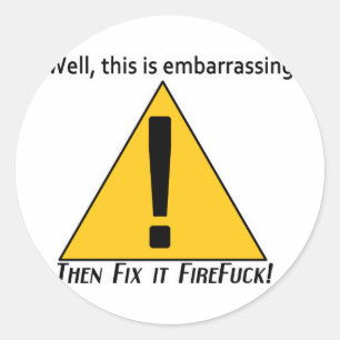 Das ist umwerfend runder aufkleber