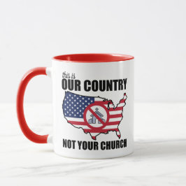 Das ist unser Land, nicht Ihr Kirchenprotest Tasse
