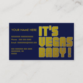 Das ist Vegas Baby! Visitenkarte