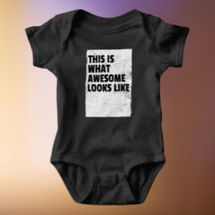 Das ist was "Awesome" aussieht Baby Bodysuit Strampler
