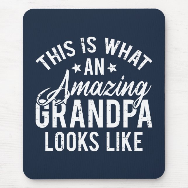 Das ist, was ein erstaunlicher Opa aussieht Gesche Mousepad (Vorne)