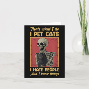 Das ist, was ich füttere Katzen, die ich Menschen Karte