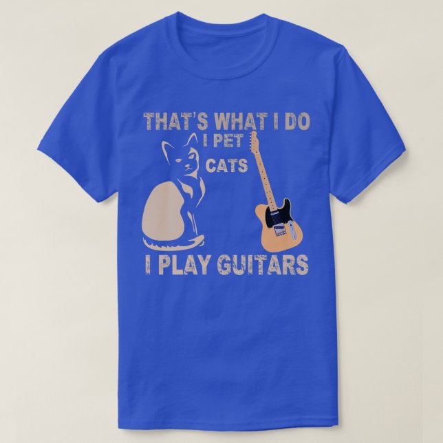 Das ist, was ich tue, ich füttere Katzen, die ich  T-Shirt (Design vorne)