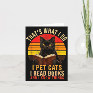 Das ist was ich tue ich streichle Katzen ich lese Karte