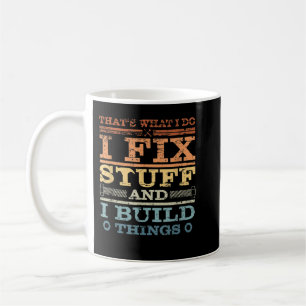 DAS IST, WAS ICH TUN, ICH BEARBEITE STUFE UND ICH  KAFFEETASSE