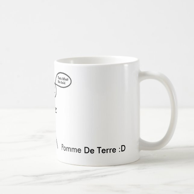 DAS IST, WAS SIE SAGTE, Pomme De Terre: D Kaffeetasse (Rechts)