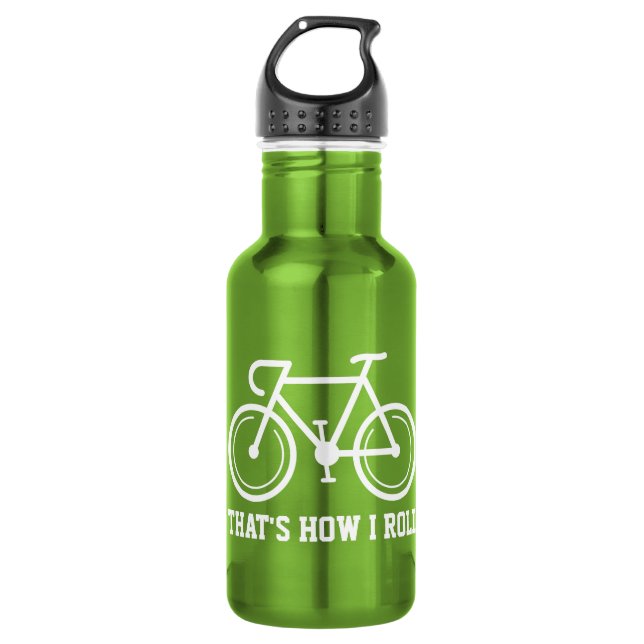 Das ist, wie ich lustige bicylce edelstahlflasche (Vorderseite)