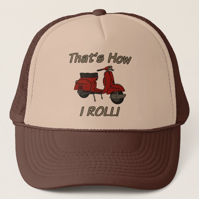 Das ist, wie ich Moped rolle Truckerkappe (Vorderseite)
