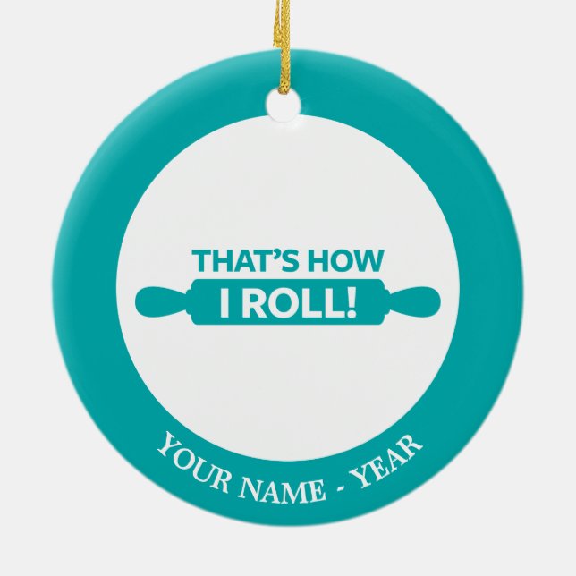 Das ist, wie ich rolle keramikornament (Hinten)