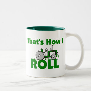 Das ist, wie ich rolle zweifarbige tasse