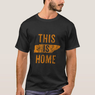 Das ist Zuhause Tennessee Staat Orange Proud Fan T-Shirt