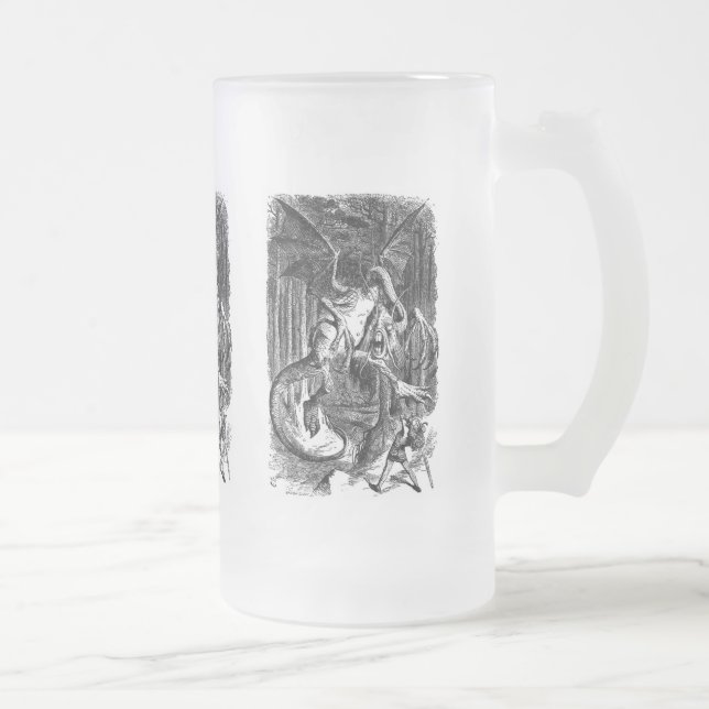 Das Jabberwocky Mattglas Bierglas (Rechts)