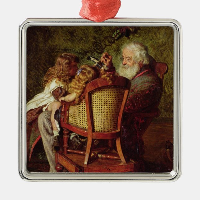 Das Jack in the Box des Großvaters Ornament Aus Metall (Vorne)