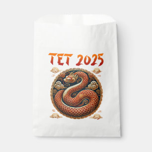 Das Jahr 2025 des nake vietnamesischen Neujahrs Geschenktütchen