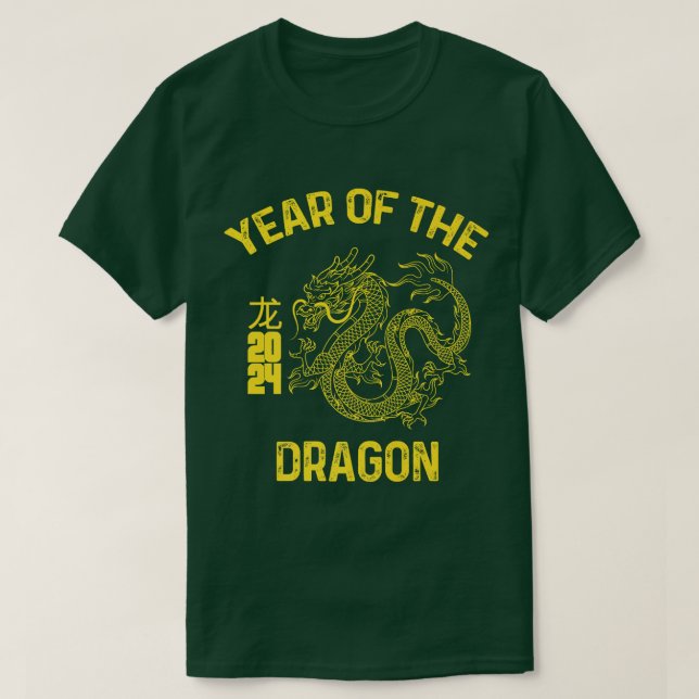 Das Jahr des Drachen 2024 - Neuartiges Neues in As T-Shirt (Design vorne)