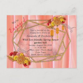 Das Jahr des Tigers Einladungspostkarte