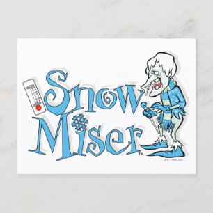 DAS JAHR OHNE EINEN WEIHNACHTSMANN™   Schneemisser Feiertagspostkarte
