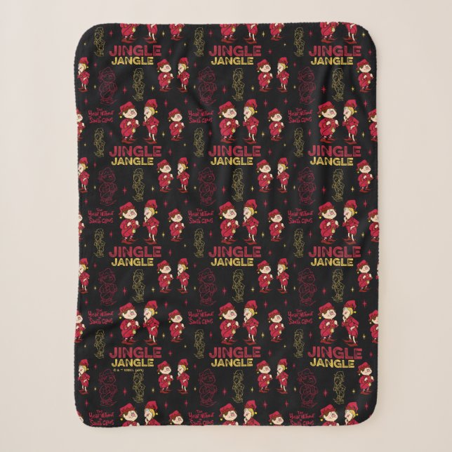 DAS JAHR OHNE SANTA CLAUS™ | Elf Muster Sherpadecke (Vorderseite)