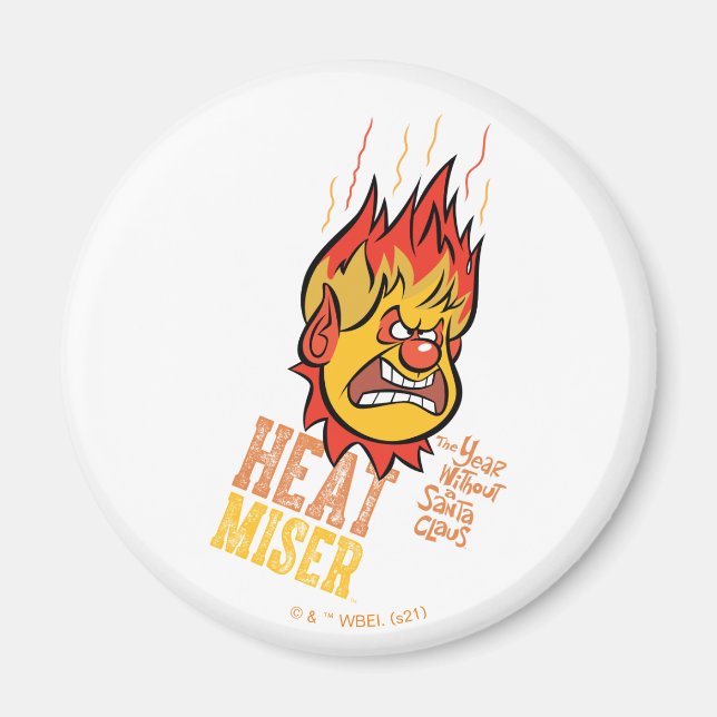 DAS JAHR OHNE SANTA CLAUS™ Heat Miser Fuming Magnet (Vorne)
