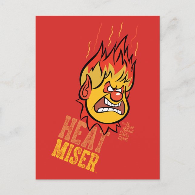 DAS JAHR OHNE SANTA CLAUS™ Heat Miser Fuming Postkarte (Vorderseite)