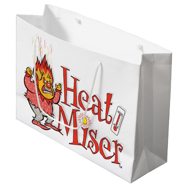 DAS JAHR OHNE SANTA CLAUS™ | Heizkörper Große Geschenktüte (Vorderseite Schrägansicht)
