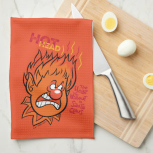 DAS JAHR OHNE SANTA CLAUS™ Hot Head Geschirrtuch